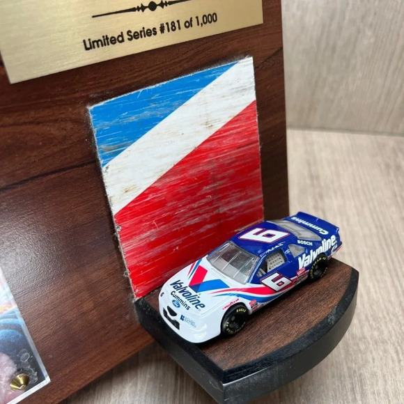 TELSTARR Mark Martin 1997 The Road Warrior Plaque NASCAR Racing 181 of 1000 - Picture 2 of 9